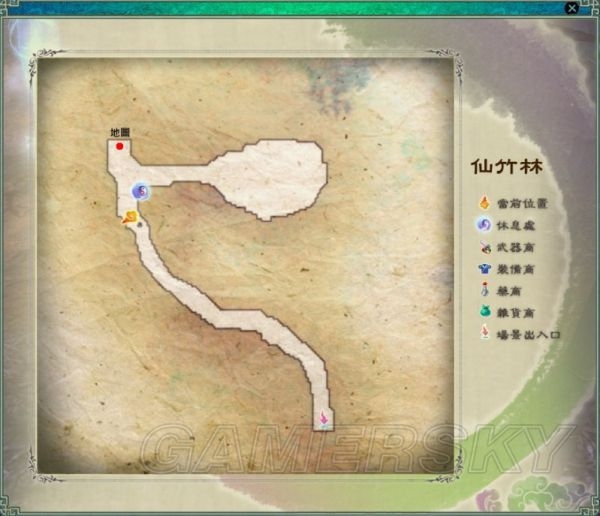 仙劍奇?zhèn)b傳5迷宮地圖