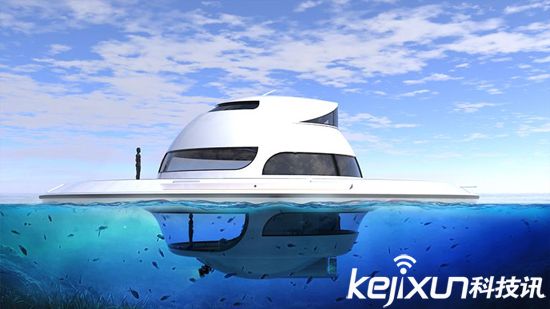 U.F.O 2.0豪華游艇 外形設(shè)計(jì)酷似UFO