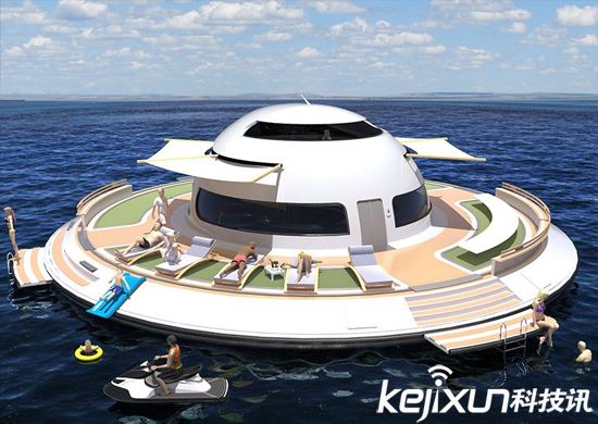 U.F.O 2.0豪華游艇 外形設(shè)計(jì)酷似UFO