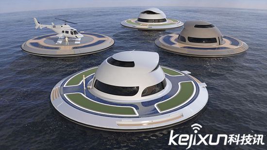 U.F.O 2.0豪華游艇 外形設(shè)計(jì)酷似UFO