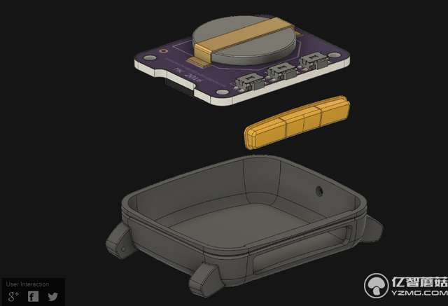 大神自制智能手表 一次充電可以用上半年