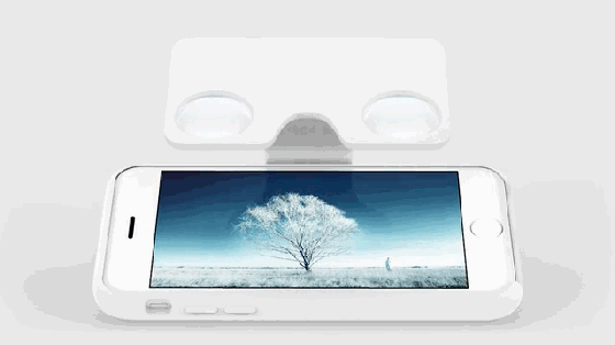 你以為這是普通手機殼？其實是個超小VR設(shè)備