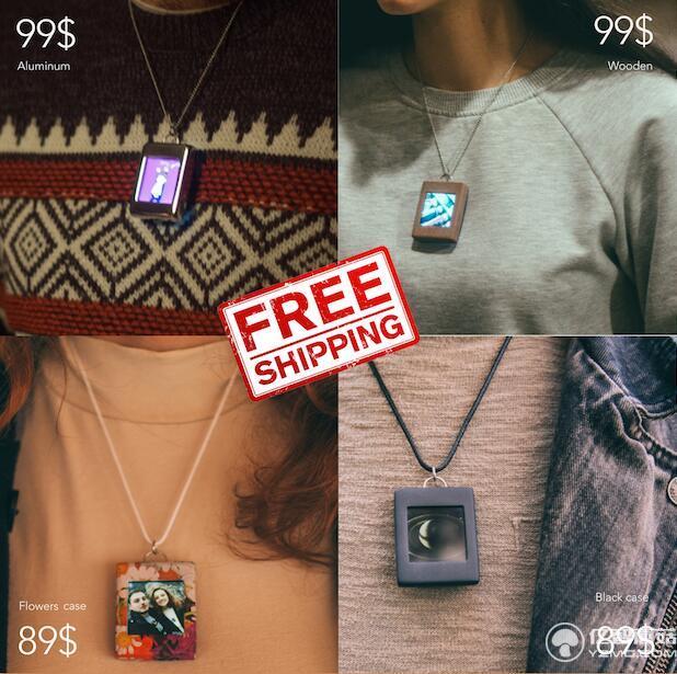 能聯網的智能吊墜 這回女友的照片可以隨時更新了