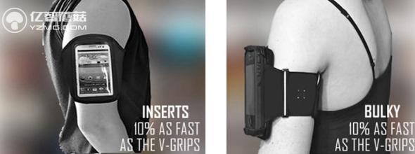 綁上能吸附手機的V-DOCK360臂帶   除了坐地鐵啥情況都好使