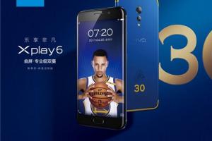 vivo推出Xplay6庫里定制版：黃藍配色+定制簽名