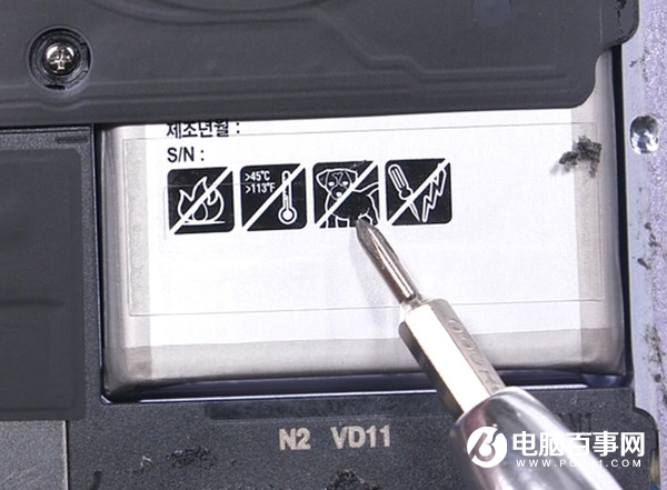 三星S8電池上有個(gè)禁狗標(biāo)簽是什么意思？