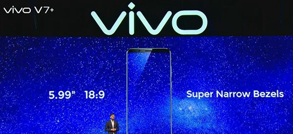 vivo V7+印度正式發布:前置2400萬攝像頭