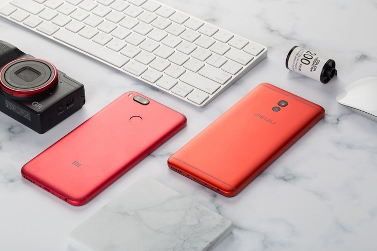 小米5X紅色版和魅藍Note6猩焰紅對比圖賞 哪個好看？