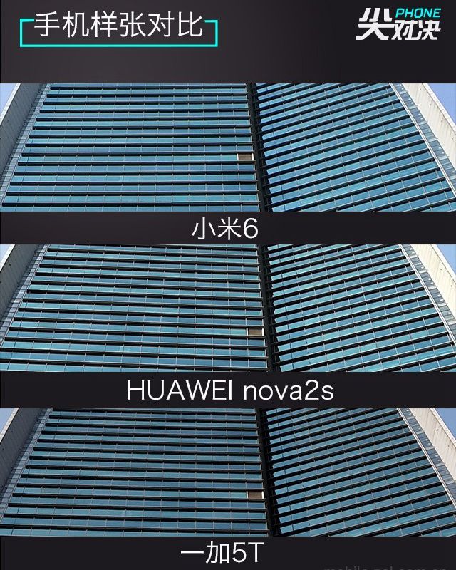 一加5T、華為Nova2s、小米6對比評測 誰更超值？