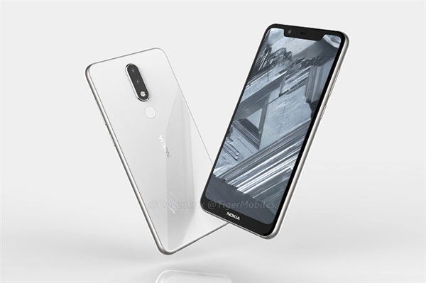 Nokia 5.1 Plus曝光：聯發科P18！劉海屏+后置雙攝
