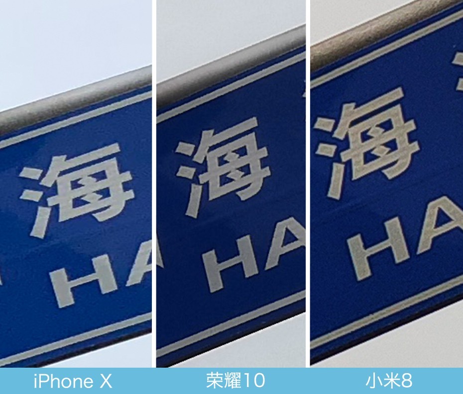 iPhone X、榮耀10、小米8拍照對比評測 蘋果秒殺一切?