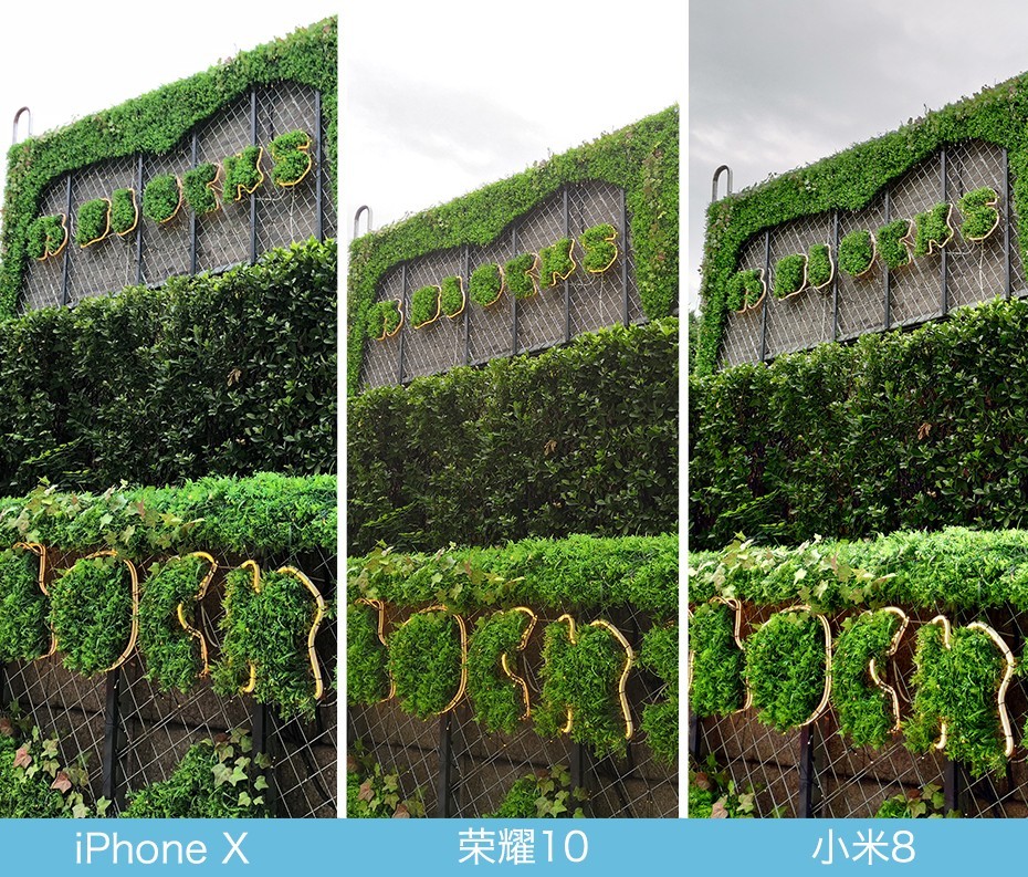 iPhone X、榮耀10、小米8拍照對比評測 蘋果秒殺一切?