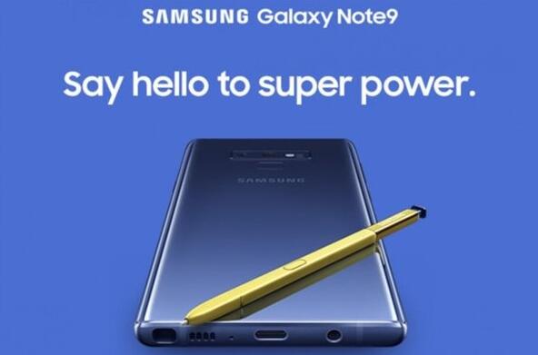 三星Note 9官方宣傳海報(bào)曝光 金色SPen奪目