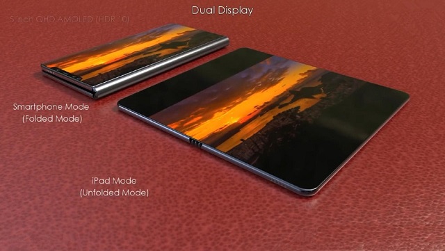 可折疊iPhone概念設計圖:手機可折疊秒變筆記本