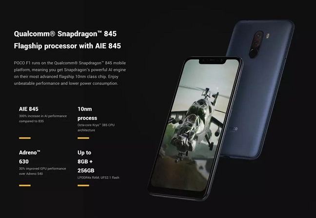 小米POCO F1新機印度發布 驍龍845手機不到2000元