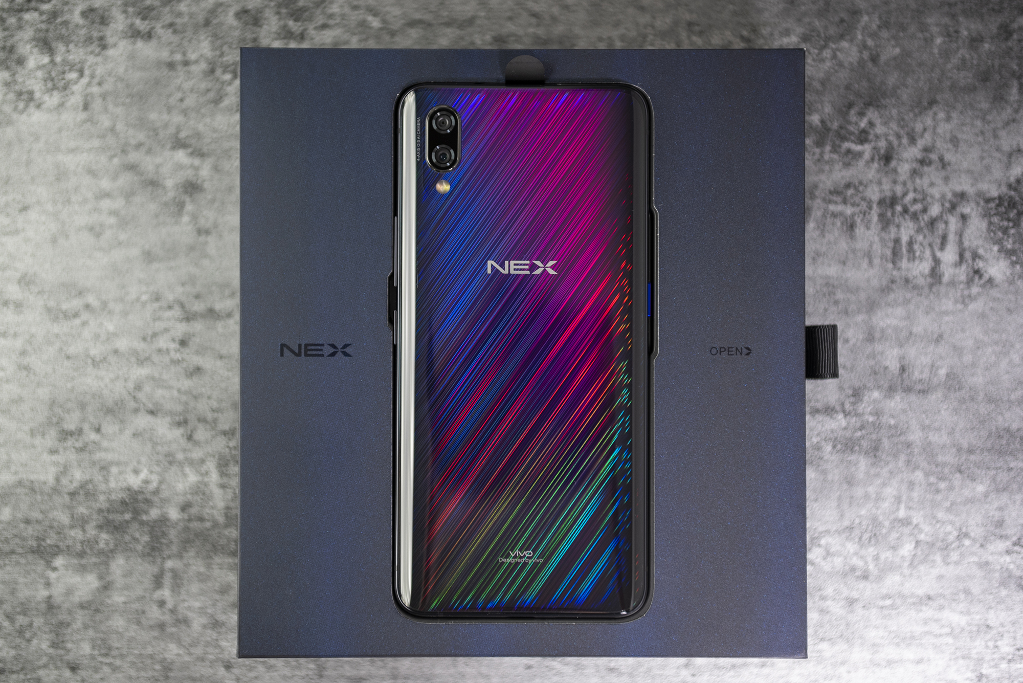 Vivo NEX星跡版圖賞：藍紫漸變+零界全面屏,支持屏幕指紋3.0