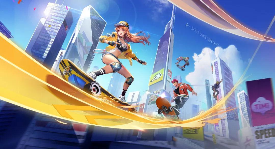 《QQ飛車手游》滑板版本上線，極限操作帶你體驗自由的感覺！