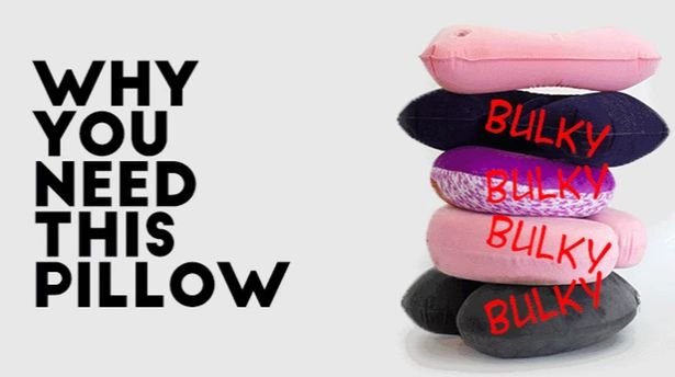 新型旅行枕Candy Cane：風一吹就成形的空氣旅行枕