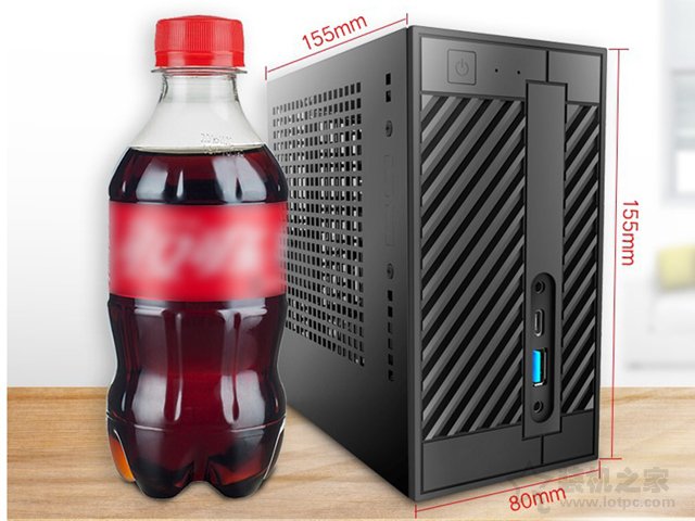 300毫升可樂瓶高度Mini主機!intel四核i3-8100超迷你主機配置推薦