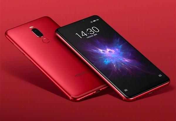 魅族Note 8焰紅版今天發售：人臉+指紋雙重解鎖，售價1298元