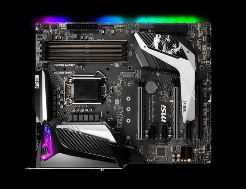 9代酷睿超頻式微！微星MPG Z390 GAMING PRO CARBON AC暗黑板主板評測：內存超頻時代到來