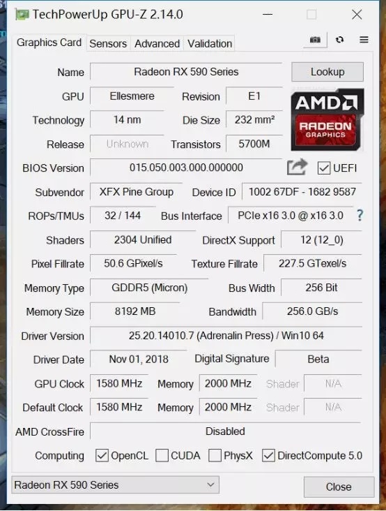 RX590怎么樣 AMD新一代RX590顯卡評測
