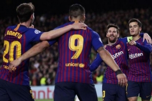 巴薩5-1晉級八強 巴薩創(chuàng)歐冠連續(xù)30場主場不敗紀(jì)錄
