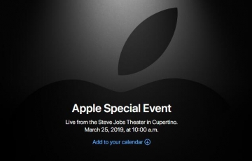 2019蘋果春季發布會視頻直播地址，3月26日蘋果春季新品發布會直播觀看地址